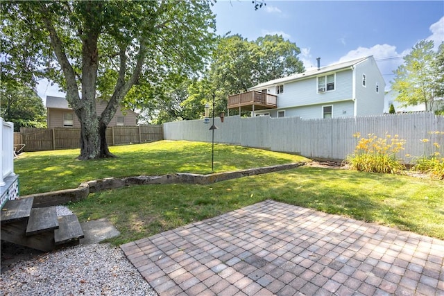 73 Fessenden St, Warwick, RI 02886 - fenced backyard featuring a patio area