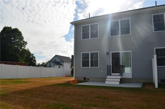 68 Greene St Unit 5, Warwick, RI 02886 - rear view of property with a patio area and entry steps