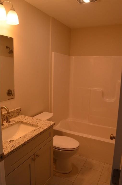 68 Greene St Unit 5, Warwick, RI 02886 - bathroom with vanity, tile patterned floors, and shower / tub combination