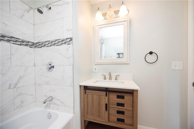 15 Wendell St, Providence, RI 02909 - bathroom featuring vanity and shower / tub combination