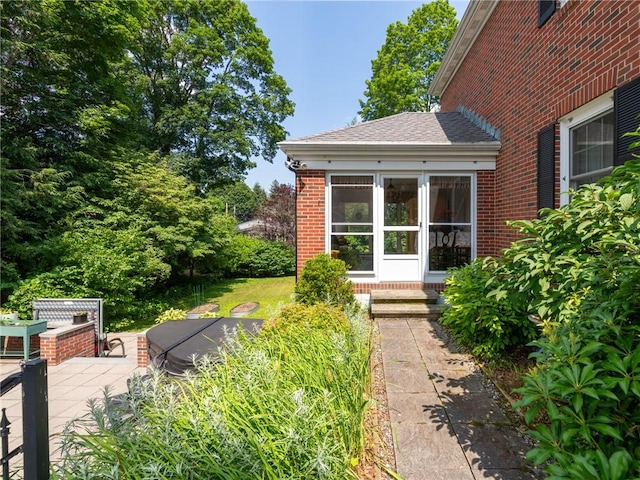 173 Gaskill St, Woonsocket, RI 02895 - view of yard featuring a patio