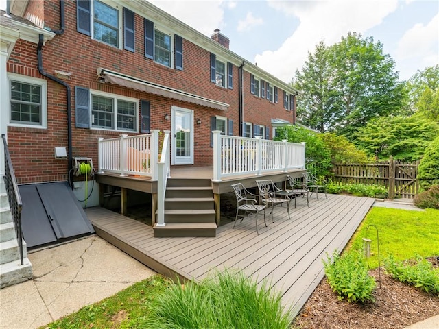 173 Gaskill St, Woonsocket, RI 02895 - view of deck