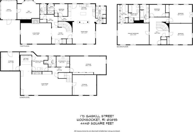 173 Gaskill St, Woonsocket, RI 02895 - view of property floor plan