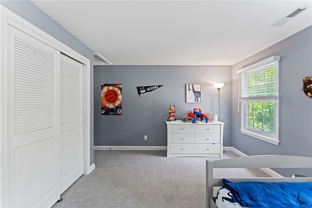 85 N Cobble Hill Rd, Warwick, RI 02886 - bedroom featuring light carpet and a closet