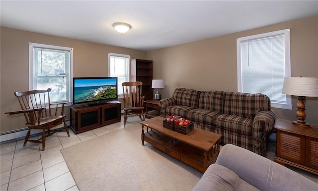 61 Penn St, Providence, RI 02909 - living room with light tile patterned floors