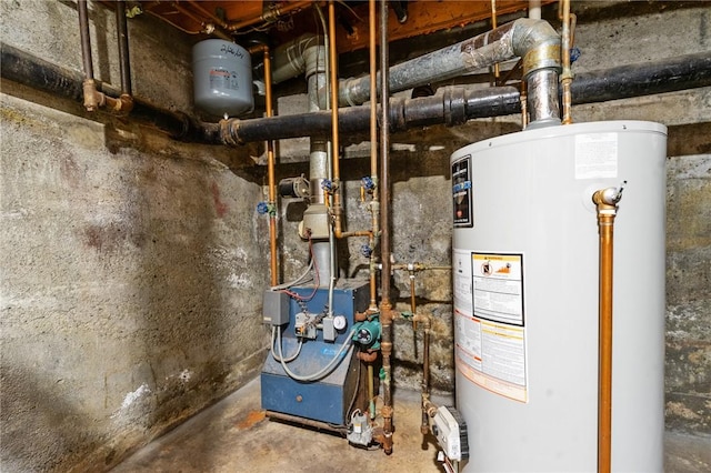 188 Reynolds Ave, Warwick, RI 02889 - utility room featuring water heater and a heating unit