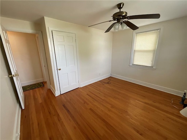 94 Alvin St, Warwick, RI 02886 - unfurnished bedroom featuring wood finished floors and a ceiling fan