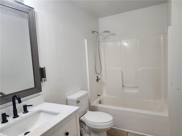 93 Dixon St Unit 1Front, Providence, RI 02907 - bathroom featuring vanity, shower / bathtub combination, and tile patterned flooring