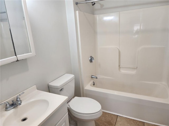 93 Dixon St Unit 1Front, Providence, RI 02907 - full bath featuring shower / bathtub combination, vanity, and tile patterned floors