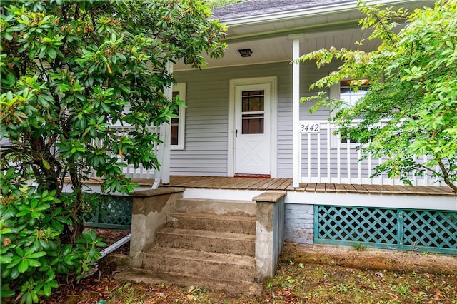 3442 Flat River Rd, Coventry, RI 02816 - view of exterior entry featuring covered porch