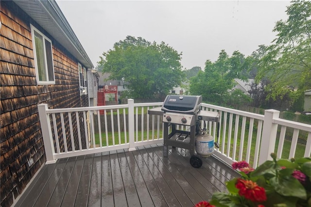 36 Wadsworth St, Warwick, RI 02889 - wooden deck featuring grilling area
