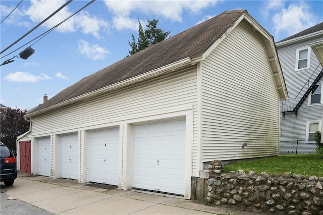 79 Winthrop St, Woonsocket, RI 02895 - view of garage