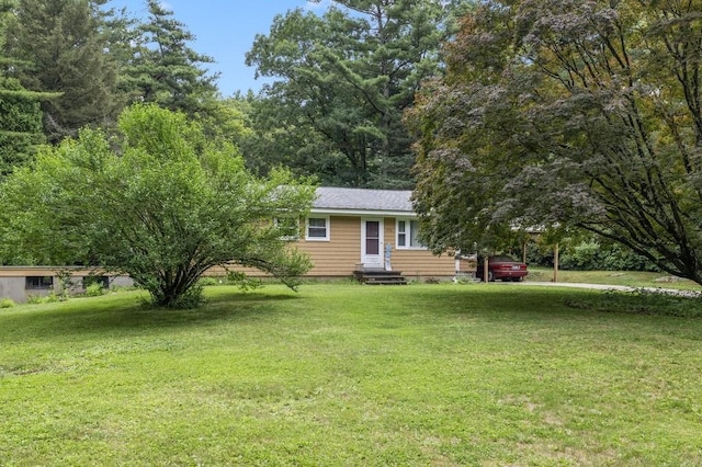 226 Westcott Rd, Scituate, RI 02857 - view of front of property with a front yard