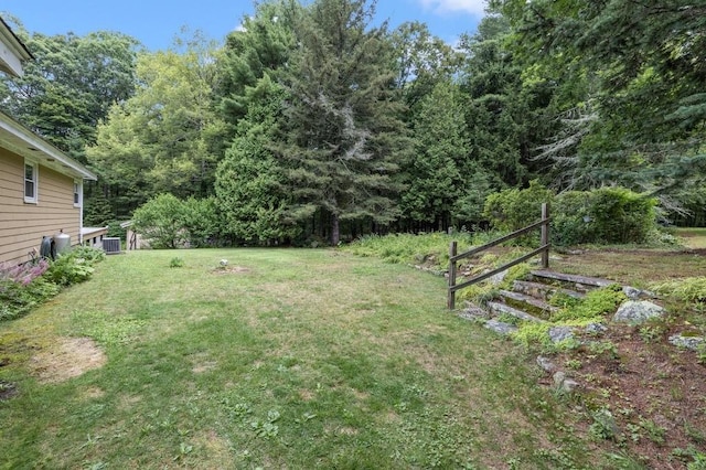 226 Westcott Rd, Scituate, RI 02857 - view of green lawn featuring a forest view