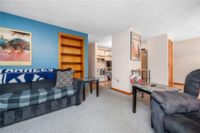 2 Angle St Unit 5, Lincoln, RI 02838 - living room featuring carpet and baseboards