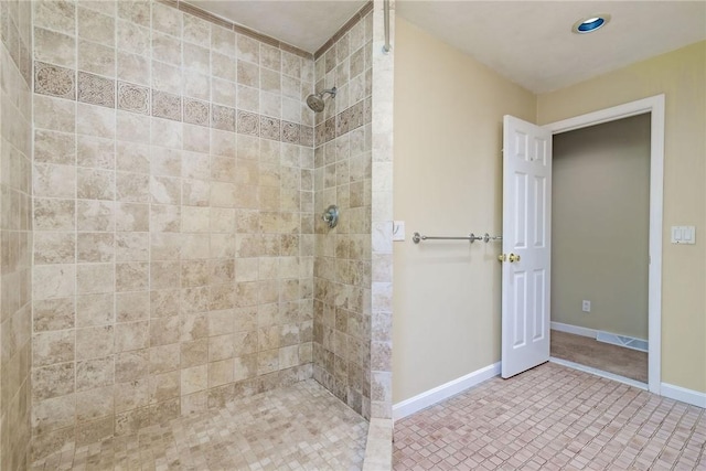 5 Spirketing St, Jamestown, RI 02835 - bathroom with tiled shower and baseboards