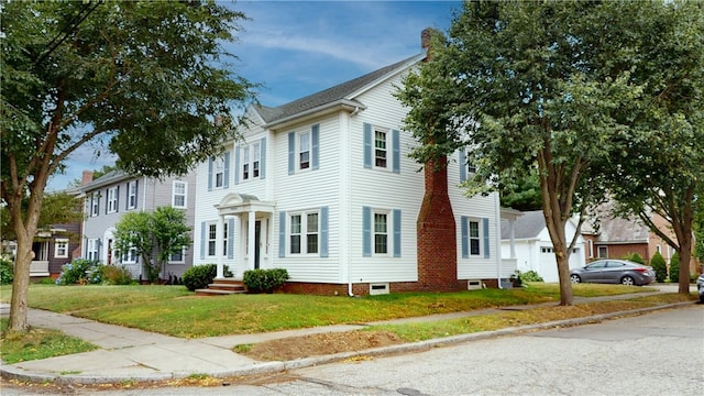 95 Burlington St, Providence, RI 02906 - townhome / multi-family property featuring a front yard