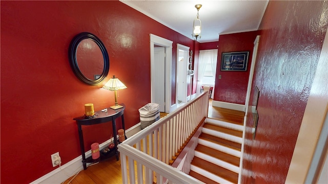 95 Burlington St, Providence, RI 02906 - corridor with baseboards and wood finished floors