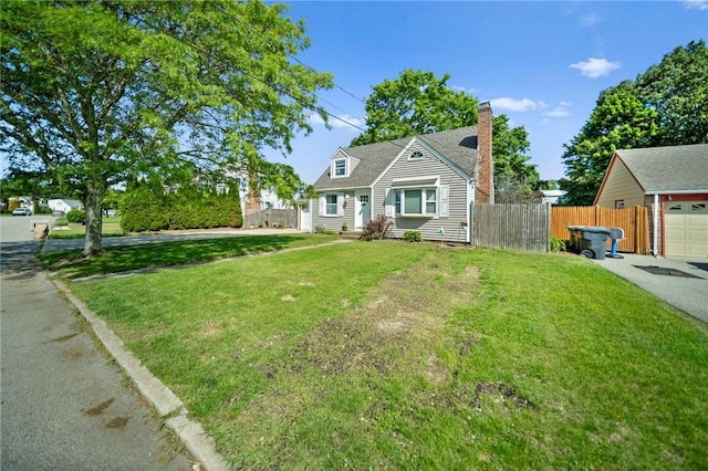 79 Pilgrim Dr, Warwick, RI 02888 - cape cod house featuring a chimney