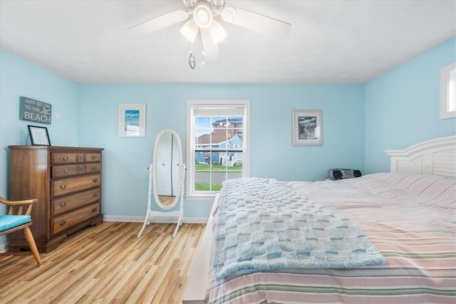 2 Geraldine Blvd, Narragansett, RI 02882 - bedroom with wood finished floors, multiple windows, and ceiling fan