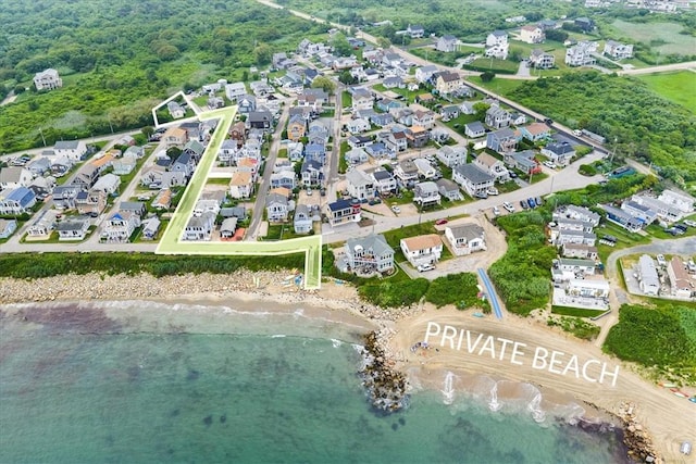 2 Geraldine Blvd, Narragansett, RI 02882 - aerial view of property's location with nearby suburban area and a nearby body of water