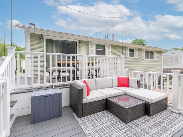 15 Sycamore Dr, West Warwick, RI 02893 - wooden deck featuring an outdoor living space