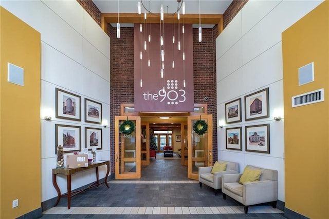 1000 Providence Pl Unit 449, Providence, RI 02903 - building lobby featuring a high ceiling