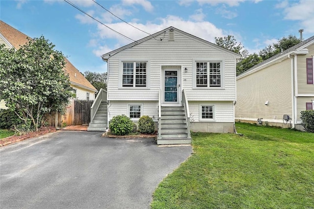 28 Plant St, Cumberland, RI 02864 - view of front of home with stairway