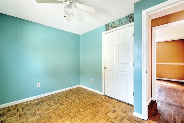 28 Plant St, Cumberland, RI 02864 - unfurnished bedroom featuring baseboards and ceiling fan