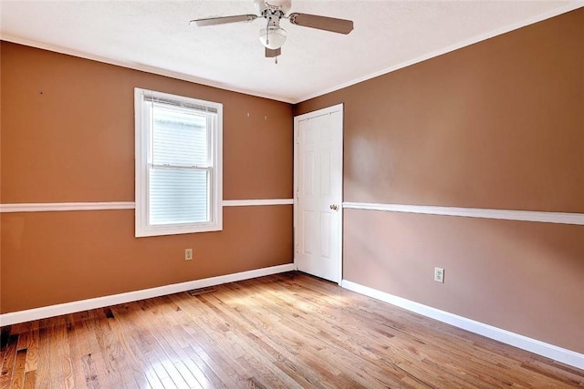 28 Plant St, Cumberland, RI 02864 - spare room with hardwood / wood-style flooring and a ceiling fan