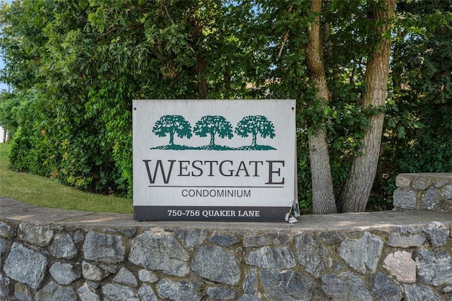 750 Quaker Ln Unit B112, Warwick, RI 02818 - view of community / neighborhood sign