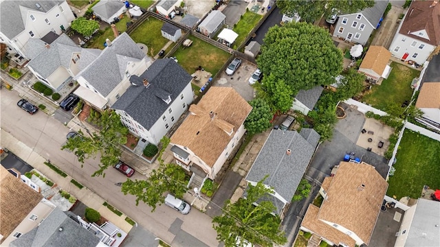 38 Vine St, East Providence, RI 02914 - aerial view of property and surrounding area featuring nearby suburban area