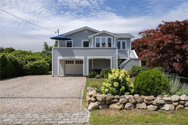 21 Overlook Ave, Charlestown, RI 02813 - beach home featuring driveway, stairs, and an attached garage