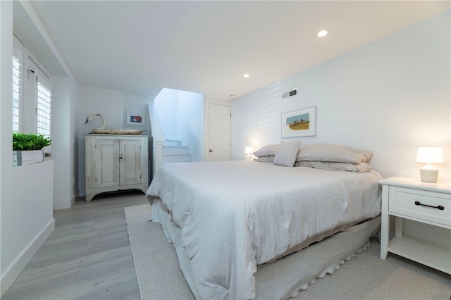 21 Overlook Ave, Charlestown, RI 02813 - bedroom featuring light wood finished floors and recessed lighting