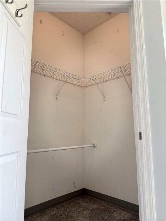 106 Mill St Unit 102, Woonsocket, RI 02895 - walk in closet featuring dark colored carpet