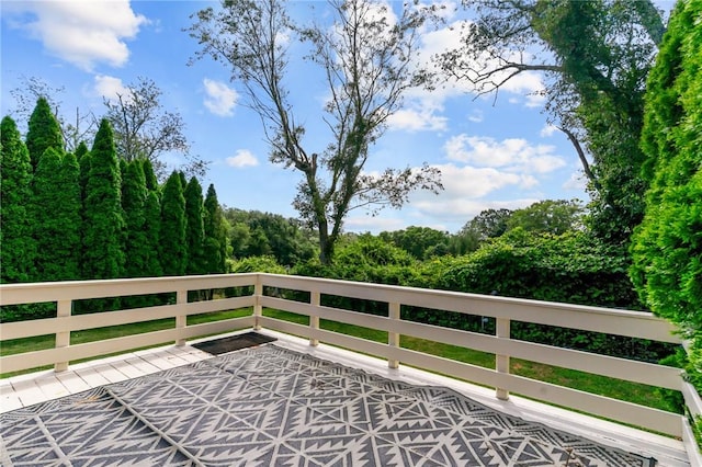 43 Peckham Pl, Bristol, RI 02809 - view of wooden deck