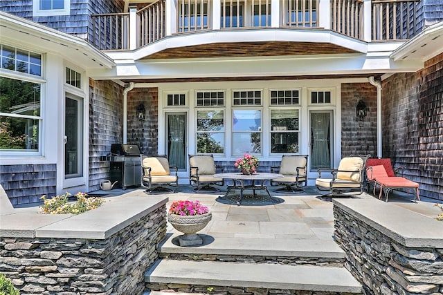 25 Brayton Point Rd, Westport, MA 02790 - patio / terrace with area for grilling and a patio area