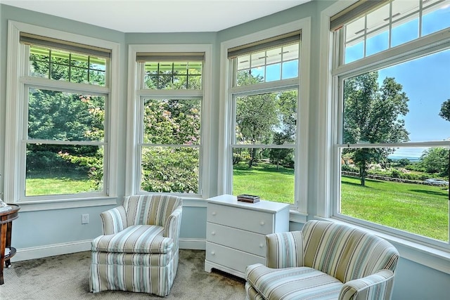 25 Brayton Point Rd, Westport, MA 02790 - sunroom with baseboards and carpet floors