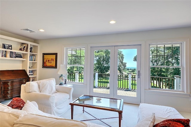25 Brayton Point Rd, Westport, MA 02790 - carpeted living room featuring plenty of natural light and recessed lighting
