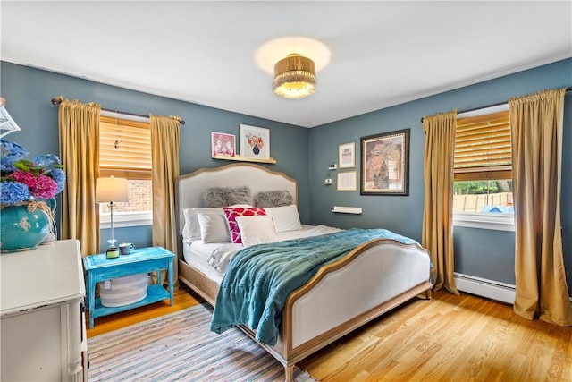 17 Golini Dr, Johnston, RI 02919 - bedroom featuring baseboard heating and wood finished floors