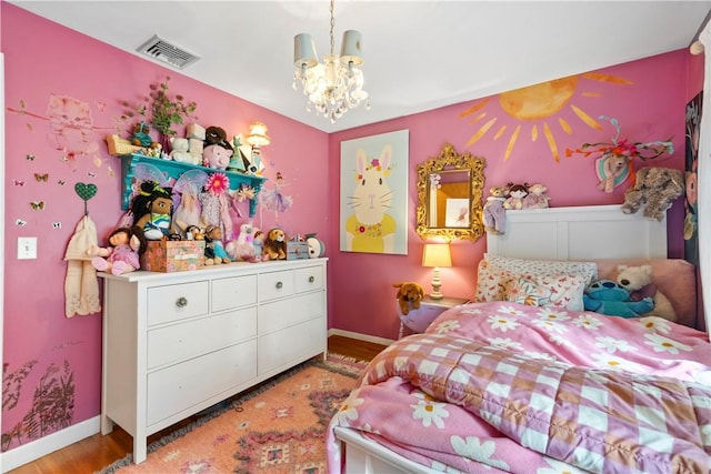 17 Golini Dr, Johnston, RI 02919 - bedroom featuring a chandelier and wood finished floors
