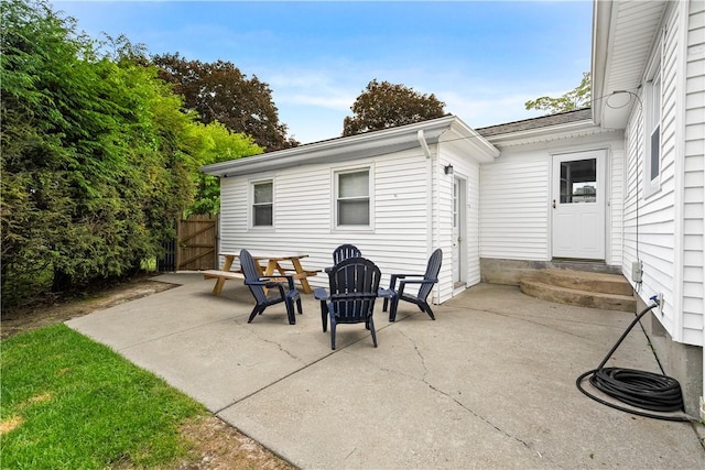 17 Golini Dr, Johnston, RI 02919 - view of patio / terrace featuring entry steps and a gate