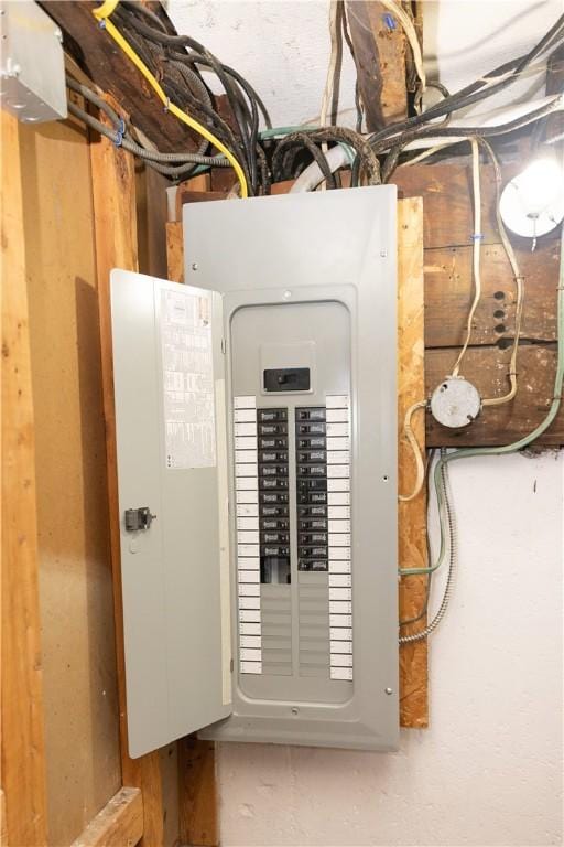 89 Warren Ave, East Providence, RI 02914 - utility room with electric panel