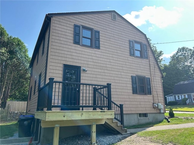 80 Silverwood Ln, West Warwick, RI 02893 - back of house
