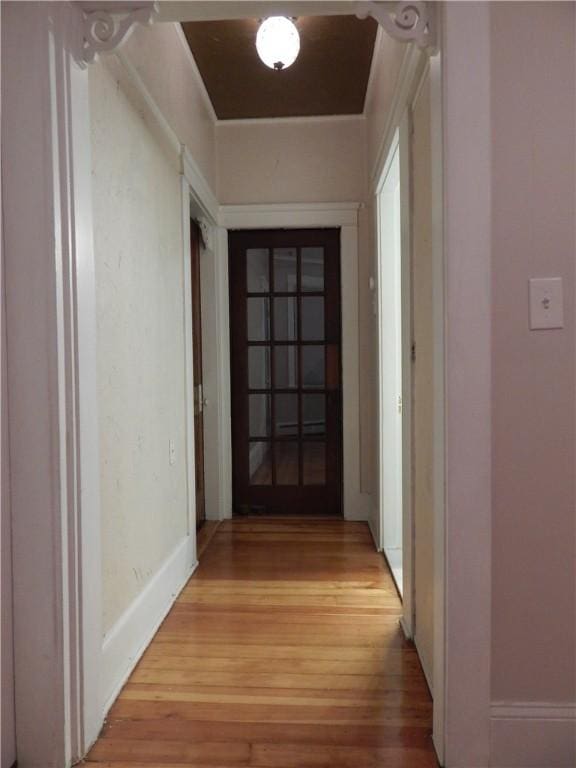 598 Admiral St, Providence, RI 02908 - hallway with light wood-style floors