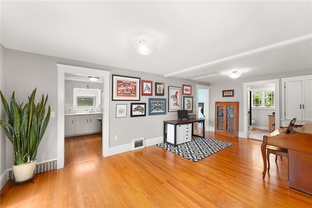 80 Highland Ave, South Kingstown, RI 02879 - office featuring wood finished floors and french doors