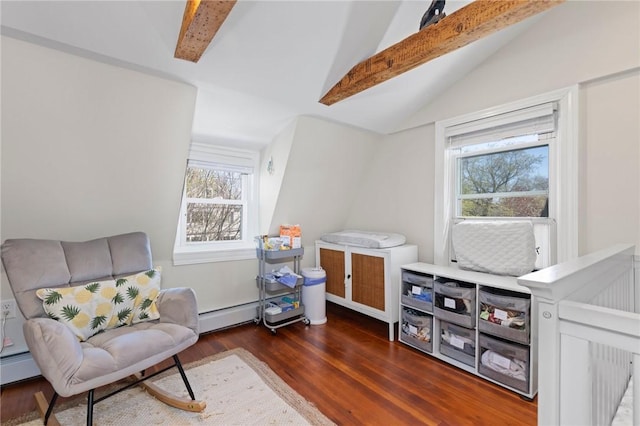 92 Franklin St, Bristol, RI 02809 - sitting room with wood finished floors and baseboard heating