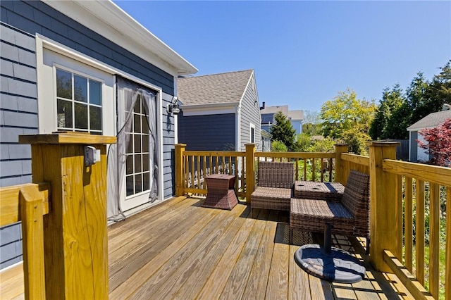 92 Franklin St, Bristol, RI 02809 - view of wooden terrace