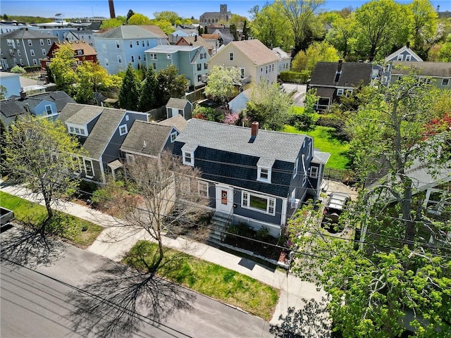 92 Franklin St, Bristol, RI 02809 - aerial view of residential area