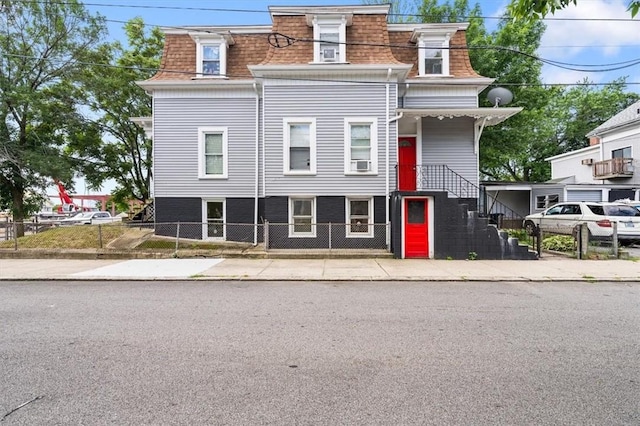 54 Harrison St, Pawtucket, RI 02860 - second empire-style home with mansard roof and a shingled roof